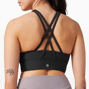 Lululemon Energy Bra High Neck Long Line Rib *Medium Support, B-D Cup